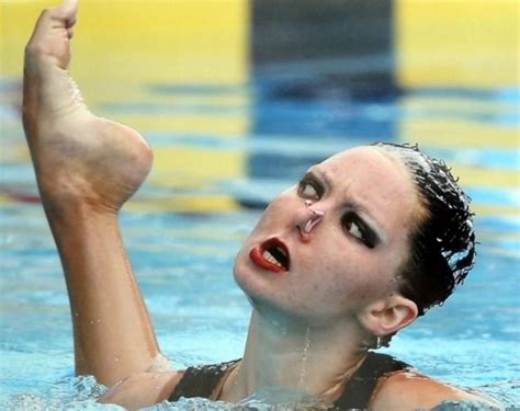 The Hilarious Faces Of Synchronized Swimming - Bored! Funny Sports Pictures, Sports Photos, Best ...