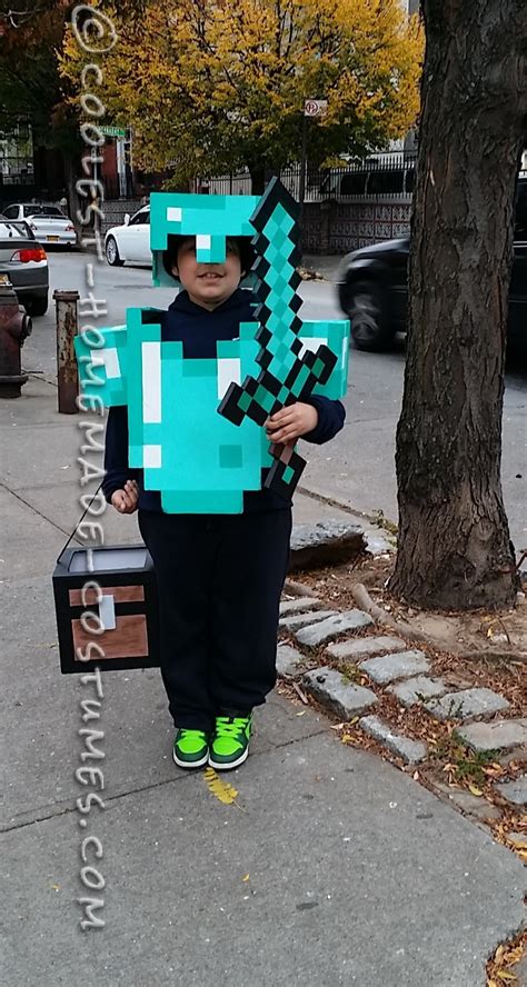 Awesome Minecraft Costume for a Boy