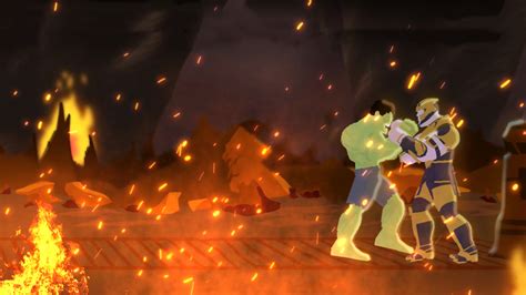 ArtStation - Thanos vs Hulk