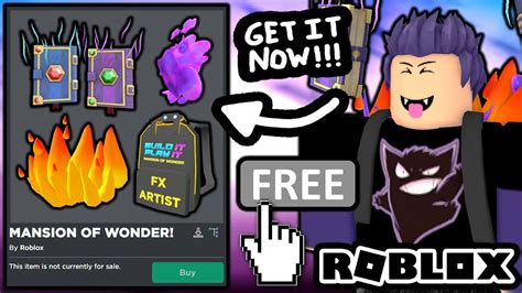 FREE ACCESSORIES! Ring of Flames! Tomes of the Magus! Ghastly Aura! (ROBLOX MANSION OF WONDER ...