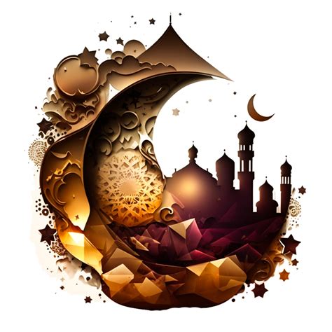 eid Mubarak Mond kostenlos Illustration 22506267 PNG