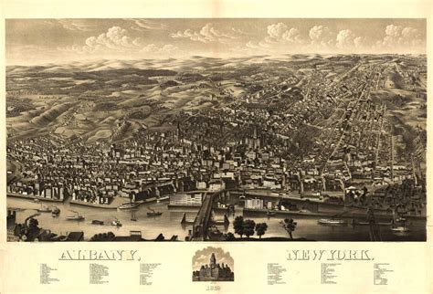 Historic Map - Albany, NY - 1879 | World Maps Online