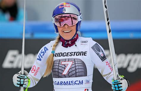 LINDSEY VONN Wins World Cup Downhill Race in Germany 02/04/2018 ...