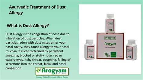 Ayurvedic Treatment of Dust Allergy by Arogyam Allergy Centre - Issuu