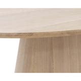 Elina Oval Dining Table, Light Oak – High Fashion Home