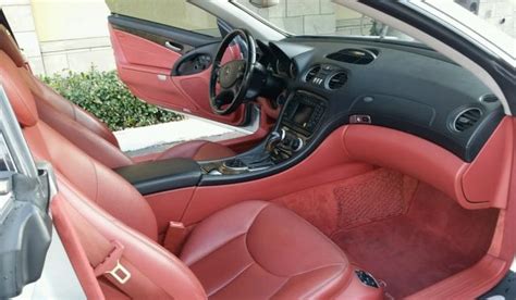 2003 Mercedes SL500 AMG SPORT RED LEATHER INTERIOR PANORAMIC ROOF SL55 ...