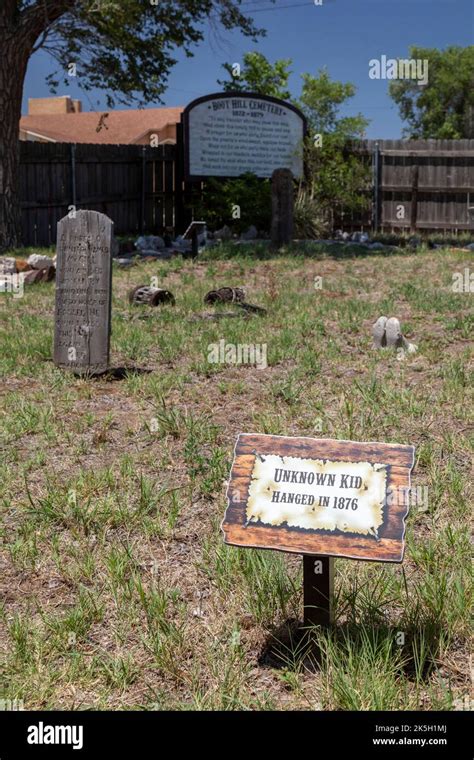 Dodge City, Kansas - Grave markers at Boot Hill Cemetery. The cemetery ...