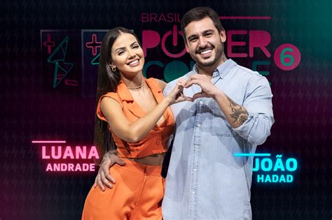 João Hadad e Luana Andrade estão no elenco do Power Couple Brasil 6