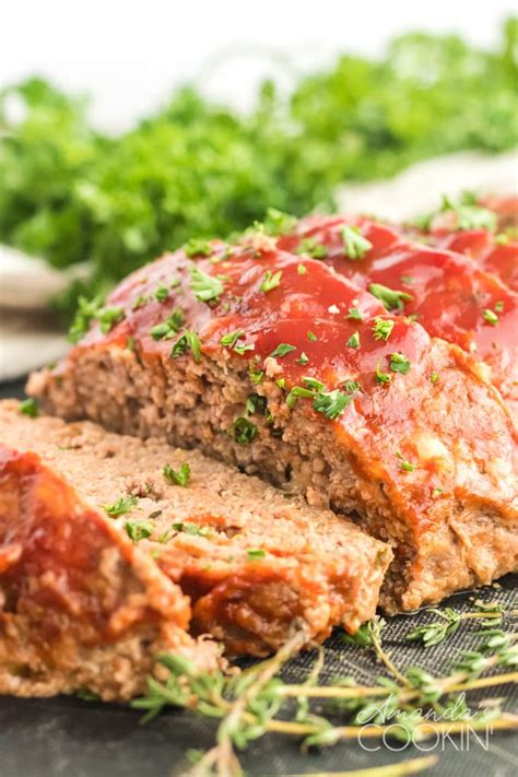 Best Meatloaf Recipe Ever - Amanda's Cookin' - Ground Beef