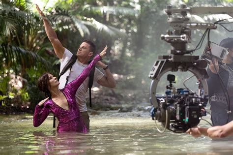 Celebrity Wetlook Archive: Sandra Bullock Lost City of D Behind the Scenes