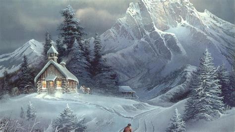 Christmas scene 2560X1440 | Christmas scenery, Winter scenery, Winter ...