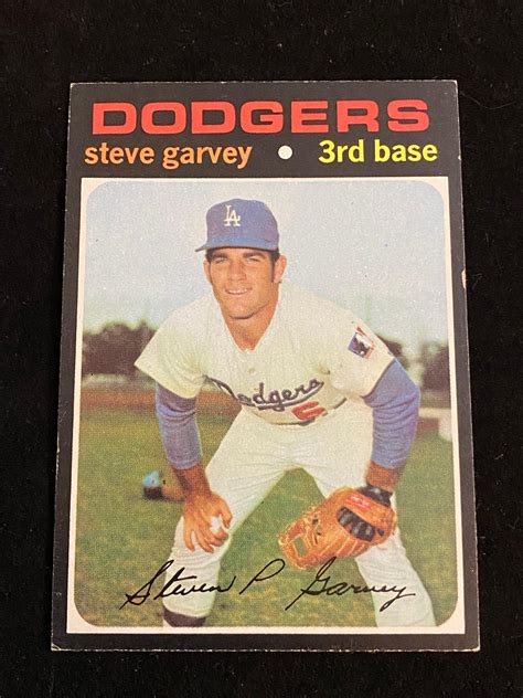 Lot - (EX) 1971 Topps Steve Garvey Rookie #341 Baseball Card - Los ...