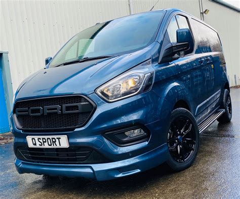 Chrome Blue Ford Transit Custom Q... - Quadrant Vehicles