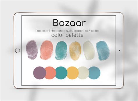 Bazaar Color Palette Graphic by thedigitaldoodle · Creative Fabrica