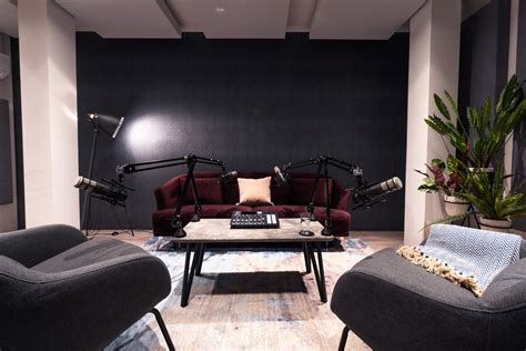 Podcast Studio London at The Qube – Available to Book Now