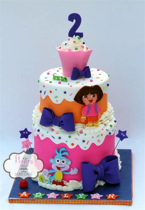 1000+ images about Dora the Explorer Cakes on Pinterest | Dora cake, Birthdays and Cakes