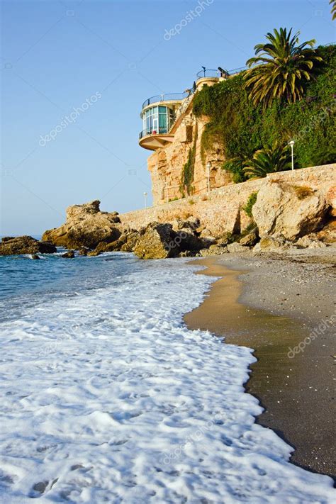 View on Balcony of Europe, Nerja — Stock Photo © sborisov #6200001