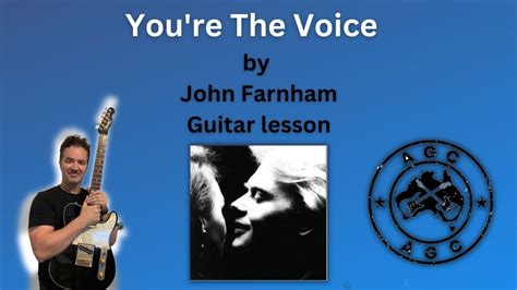 You're The Voice guitar lesson - YouTube