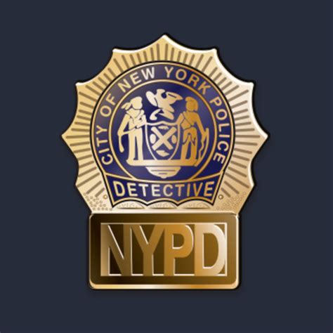 NYPD Badge - Badge - T-Shirt | TeePublic