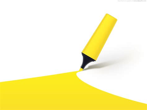 Yellow highlighter background | PSDGraphics