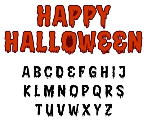 Halloween Letters Printable