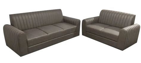 5 Seater Brown Leather Sofa Set, For Home at Rs 16000/set in Surat | ID ...