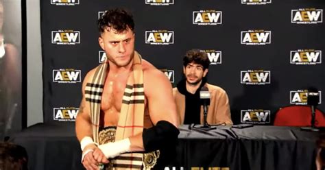 MJF went off at the AEW Full Gear media scrum - Cageside Seats