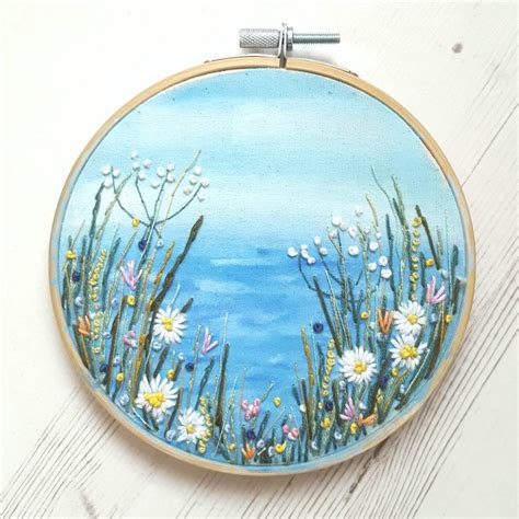 Embroidery Hoop Wall Art Lou Stitches on Etsy ... |