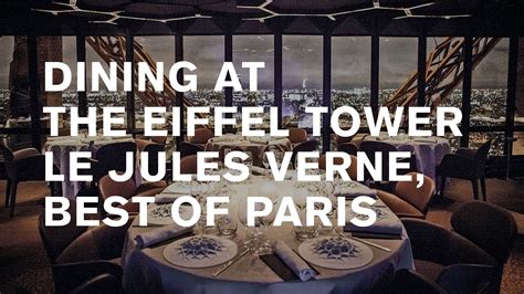 Eiffel Tower Restaurant Jules Verne