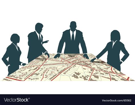 Town planners Royalty Free Vector Image - VectorStock