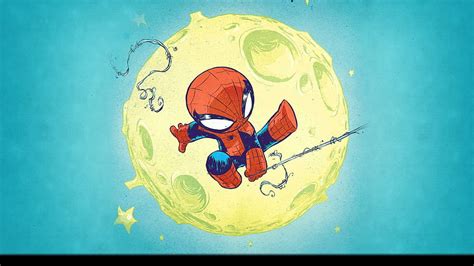 Baby Spiderman, Spider-Man Cartoon HD wallpaper | Pxfuel