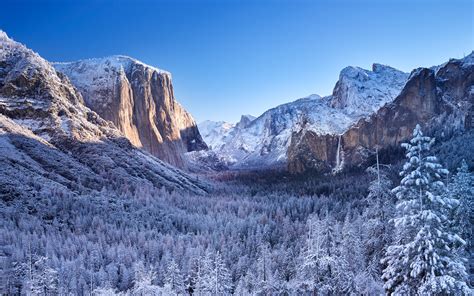 Yosemite National Park Winter 4K Wallpapers | HD Wallpapers | ID #19770
