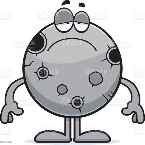 Sad Cartoon Moon Stock Illustration - Download Image Now - Cartoon, Clip Art, Computer Graphic ...