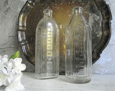 Vintage Glass Baby Bottles 1920s Rigo Improved Nurser Glass | Etsy