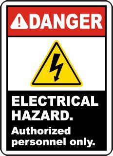 Electrical Hazard Labels | 20 + OSHA & ANSI Compliant Stickers