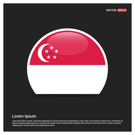 Singapore flag design vector 13285976 Vector Art at Vecteezy