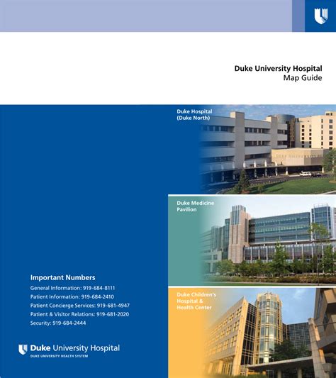 Duke University Hospital Map Guide - DocsLib