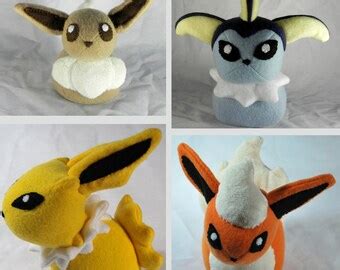 Eevee Evolutions Plushie Set, Generation 1