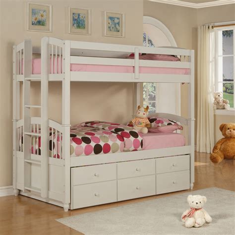 Mabel Girl's Twin/Twin Bunk Bed