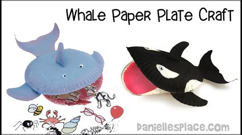 Paper Plate Whale Craft - YouTube