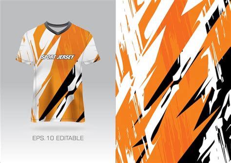 Premium Vector | Sports jersey design grunge for team uniforms soccer ...