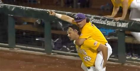 Paul Skenes Carries Injured Teammate in LSU's Celebration