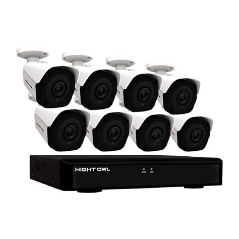 Night Owl Plug-In Wired Outdoor Security Camera (8-Pack) in the ...