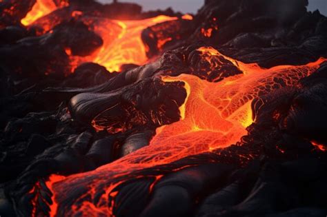 Premium AI Image | Lava Flowing