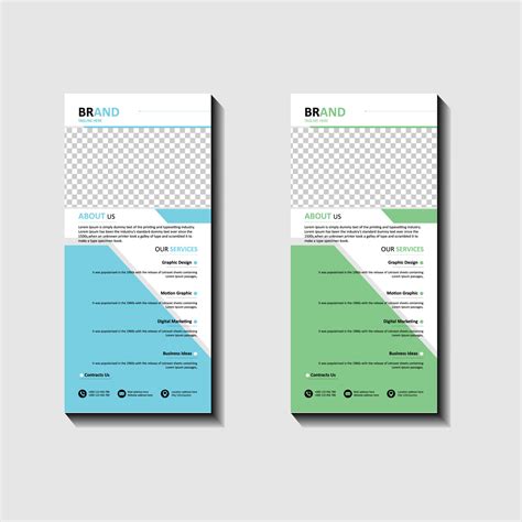 Professional Rack Card Design Templates 35805303 Vector Art at Vecteezy