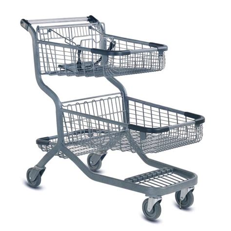 EXpress™ 12000 Two-Tier Wire Shopping Cart - Versacart