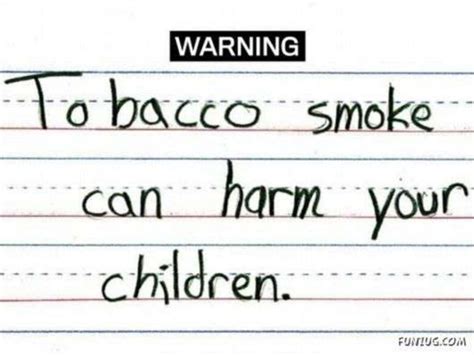 Anti smoking warning labels