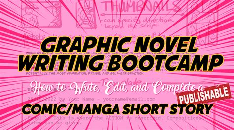 Graphic Novel Writing Bootcamp | Writers.com