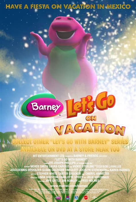 Barney Let's Go on Vacation Logo by Kirbthecrossover on DeviantArt