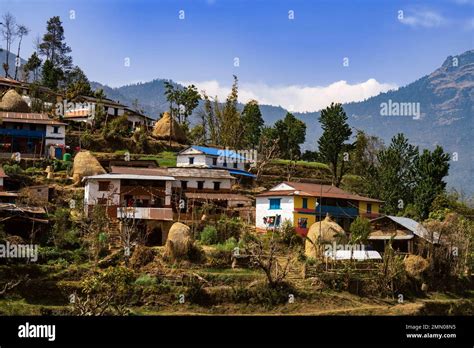 Nepal, Parbat District, Bajung Stock Photo - Alamy